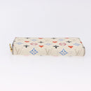 LOUIS VUITTON Monogram Game On Zippy Long Wallet White M57491 LV Auth 192943A-6
