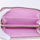 LOUIS VUITTON Monogram Multicolor Zippy Wallet White M60241 LV Auth 192944-9