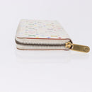 LOUIS VUITTON Monogram Multicolor Zippy Wallet White M60241 LV Auth 192944-4