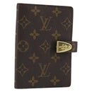 LOUIS VUITTON Monogram Agenda Partonaire PM Day Planner Cover R21029 Auth 192947-1
