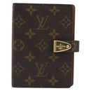 LOUIS VUITTON Monogram Agenda Partonaire PM Day Planner Cover R21029 Auth 192947-2