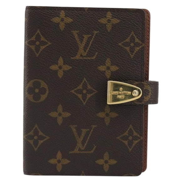 LOUIS VUITTON Monogram Agenda Partonaire PM Day Planner Cover R21029 Auth 192947