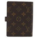 LOUIS VUITTON Monogram Agenda Partonaire PM Day Planner Cover R21029 Auth 192947-3