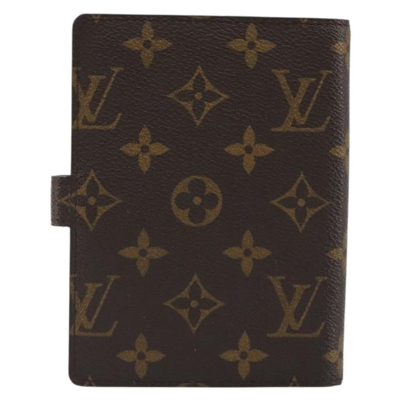 LOUIS VUITTON Monogram Agenda Partonaire PM Day Planner Cover R21029 Auth 192947