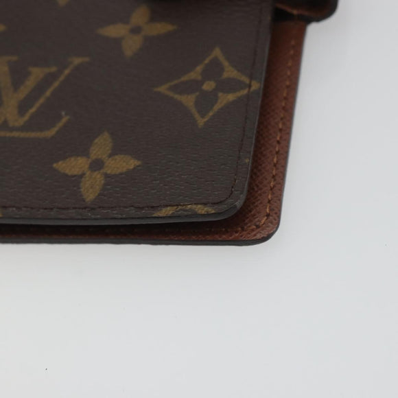 LOUIS VUITTON Monogram Agenda Partonaire PM Day Planner Cover R21029 Auth 192947