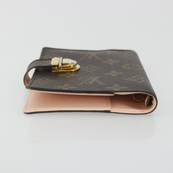 LOUIS VUITTON Monogram Agenda PM Koala Day Planner Cover Pink R21013 Auth 192948