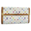 LOUIS VUITTON Monogram Multicolor Porte Tresor International M92659 Auth 192950-1