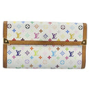 LOUIS VUITTON Monogram Multicolor Porte Tresor International M92659 Auth 192950-13