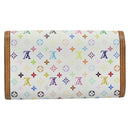 LOUIS VUITTON Monogram Multicolor Porte Tresor International M92659 Auth 192950-2
