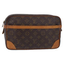 LOUIS VUITTON Monogram Compiegne 28 Clutch Bag M51845 LV Auth 192970-2