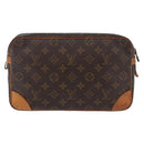LOUIS VUITTON Monogram Compiegne 28 Clutch Bag M51845 LV Auth 192970-3