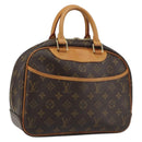 LOUIS VUITTON Monogram Trouville Hand Bag M42228 LV Auth 192973V-1