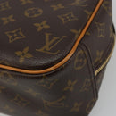 LOUIS VUITTON Monogram Trouville Hand Bag M42228 LV Auth 192973V-16