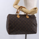 LOUIS VUITTON Monogram Speedy 35 Hand Bag M41524 LV Auth 192974A-21