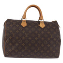 LOUIS VUITTON Monogram Speedy 35 Hand Bag M41524 LV Auth 192974A-13