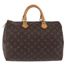 LOUIS VUITTON Monogram Speedy 35 Hand Bag M41524 LV Auth 192974A-2