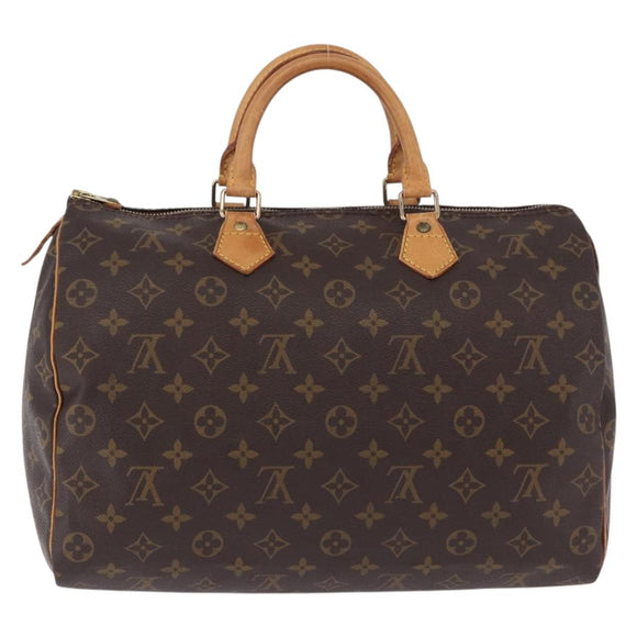 LOUIS VUITTON Monogram Speedy 35 Hand Bag M41524 LV Auth 192974A
