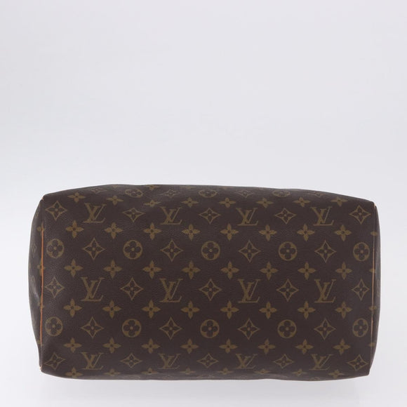 LOUIS VUITTON Monogram Speedy 35 Hand Bag M41524 LV Auth 192974A