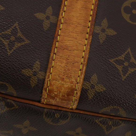 LOUIS VUITTON Monogram Keepall Bandouliere 55 Boston Bag M41414 LV Auth 192976