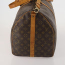 LOUIS VUITTON Monogram Keepall Bandouliere 55 Boston Bag M41414 LV Auth 192976-4