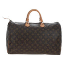 LOUIS VUITTON Monogram Speedy 40 Hand Bag M41522 LV Auth 192980V-3