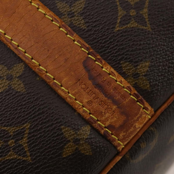 LOUIS VUITTON Monogram Keepall Bandouliere 55 Boston Bag M41414 LV Auth 192981