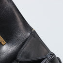 GUCCI Hand Bag Leather Black Gold 319795 Auth 192984A-8