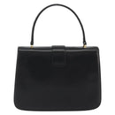 GUCCI Hand Bag Leather Black Gold 319795 Auth 192984A-2