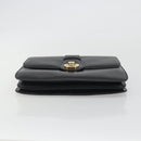 GUCCI Hand Bag Leather Black Gold 319795 Auth 192984A-5