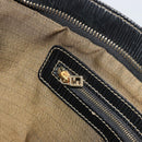 FENDI Zucca Canvas Hand Bag Black Brown Auth 192986-21