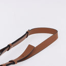 LOEWE Hammock Small Hand Bag Leather 2way Brown Silver Auth 192988A-14