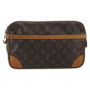 LOUIS VUITTON Monogram Compiegne 28 Clutch Bag M51845 LV Auth 192990-13