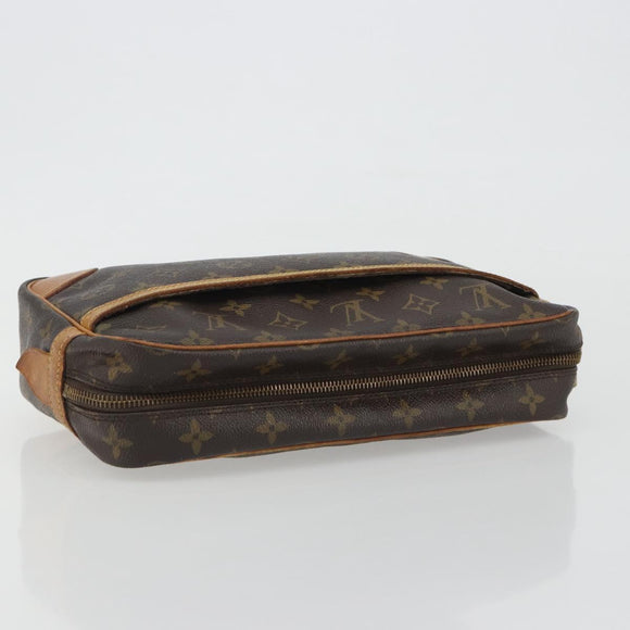 LOUIS VUITTON Monogram Compiegne 28 Clutch Bag M51845 LV Auth 192990