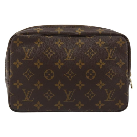 LOUIS VUITTON Monogram Trousse Toilette 23 Clutch Bag M47524 LV Auth 192991