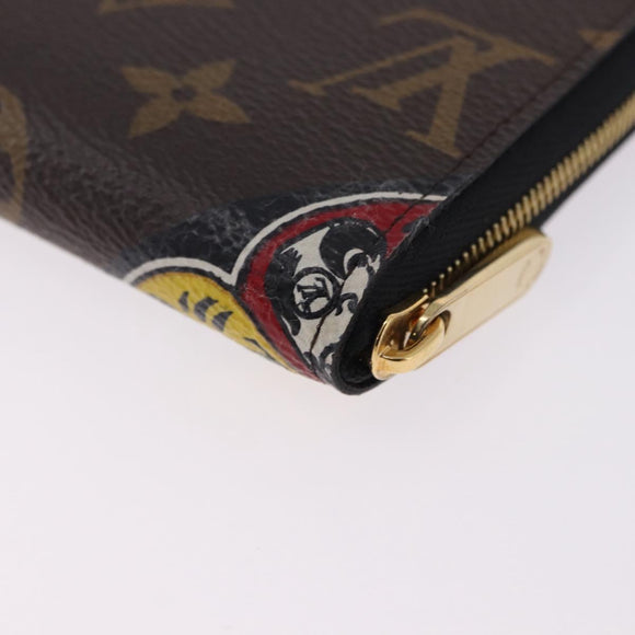 LOUIS VUITTON Monogram Zippy Coin Purse Yamamoto Hirosai M67250 LV Auth 192992M