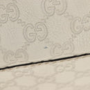 GUCCI GG Canvas Guccissima Sukey Hand Bag Leather Beige Gold 211943 Auth 192998V-10