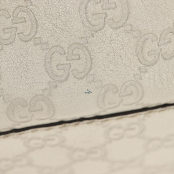 GUCCI GG Canvas Guccissima Sukey Hand Bag Leather Beige Gold 211943 Auth 192998V