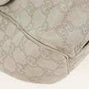 GUCCI GG Canvas Guccissima Sukey Hand Bag Leather Beige Gold 211943 Auth 192998V-11