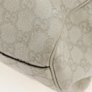 GUCCI GG Canvas Guccissima Sukey Hand Bag Leather Beige Gold 211943 Auth 192998V-12