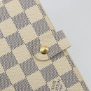 LOUIS VUITTON Damier Azur Agenda PM Day Planner Cover R20706 LV Auth 193001V-12