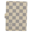 LOUIS VUITTON Damier Azur Agenda PM Day Planner Cover R20706 LV Auth 193001V-3