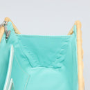 TIFFANY&Co. Chain Shoulder Bag Rattan Beige Silver Auth 193002V-19