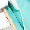 TIFFANY&Co. Chain Shoulder Bag Rattan Beige Silver Auth 193002V-12
