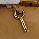 Chloe Paddington Hand Bag Leather Beige Gold Silver Auth 193003V-15