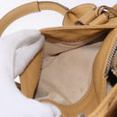 Chloe Paddington Hand Bag Leather Beige Gold Silver Auth 193003V-20