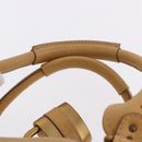 Chloe Paddington Hand Bag Leather Beige Gold Silver Auth 193003V-8