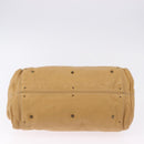 Chloe Paddington Hand Bag Leather Beige Gold Silver Auth 193003V-9