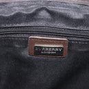 BURBERRY Nova Check Hand Bag PVC Beige Auth 193004A-14