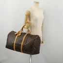 LOUIS VUITTON Monogram Keepall 50 Boston Bag M41426 LV Auth 193006-22
