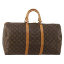 LOUIS VUITTON Monogram Keepall 50 Boston Bag M41426 LV Auth 193007A-1